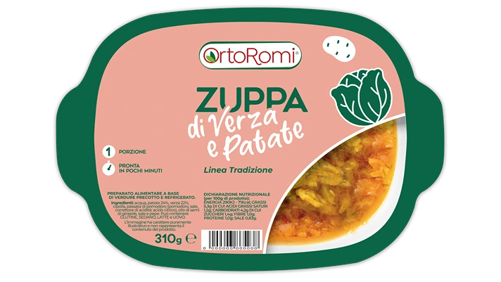 OrtoRomi amplia la linea delle zuppe