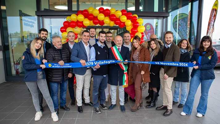 Lidl apre a Vallefoglia (Pesaro e Urbino)