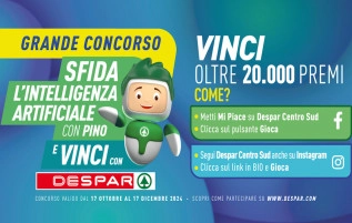 Despar centro sud lancia il concorso che sfida l’IA